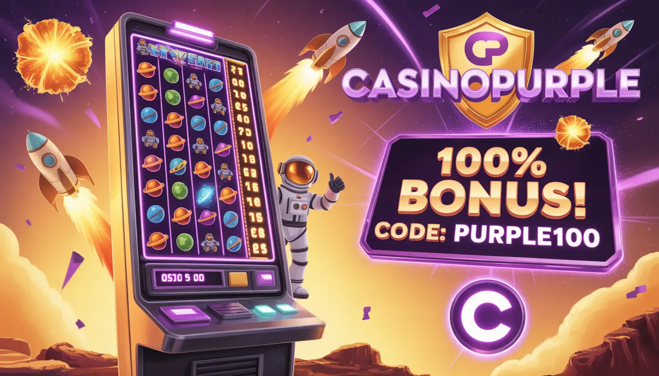 Purple Casino Banner.